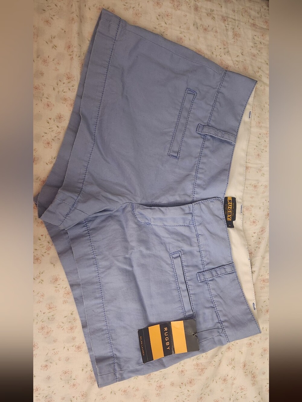 Ralph Lauren Rugby Light Blue Women's Chino Shorts